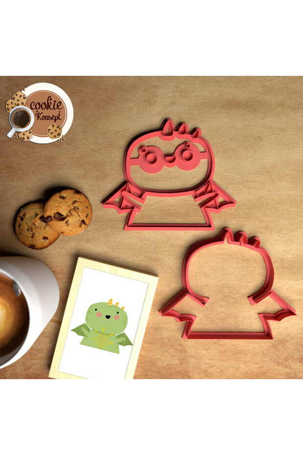 Baby Shower Mold Set Dinosaur # 15 – Cookie, Dough and Clay Compatible