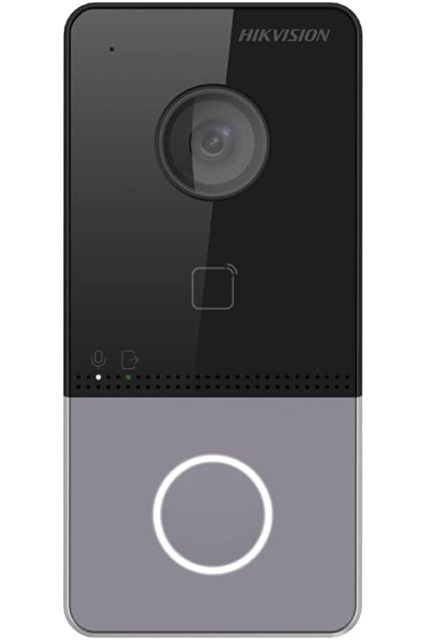 HIKVISION DS-KV6113-WPE1 Tekli IP İnterkom Zil Paneli - 1