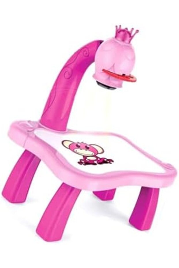 Adjustable Rotating Kids Projector Painting With 12 Colour Markers And 24 Patterns To Trace - 3