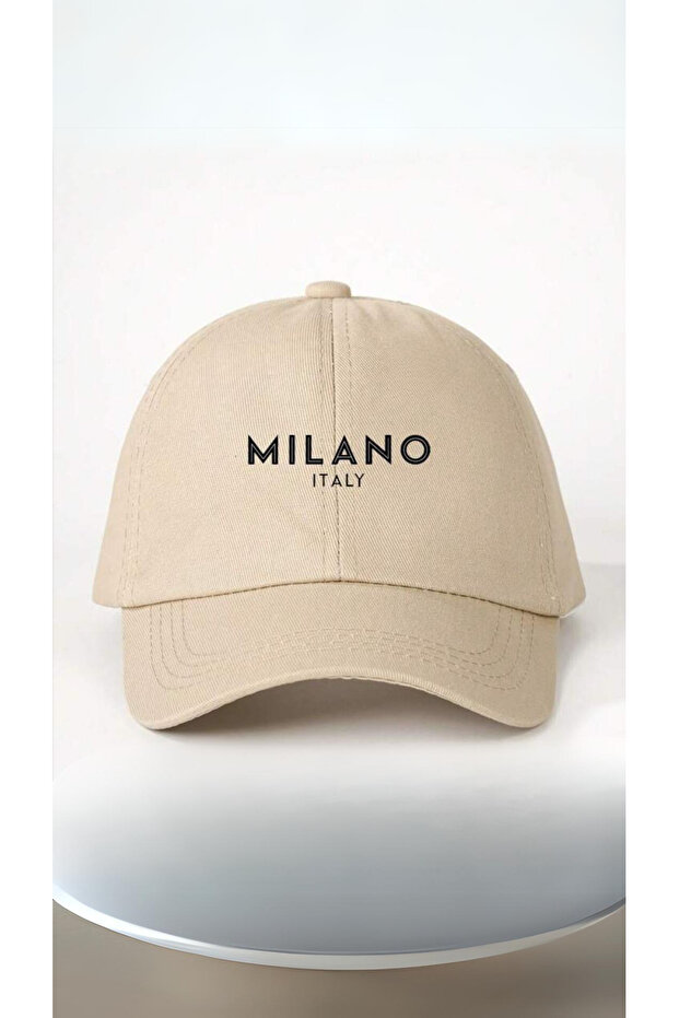 Milano Italian Printed Sports Cap Unisex with Adjustable Velcro in Sizes 56-60 cm
