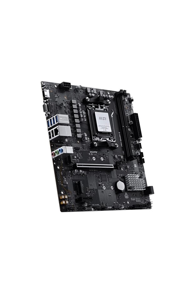 PRO B840M-B 8000MHz OC DDR5 Soket AM5 M.2 USB-C HDMI ATX Anakart - 3