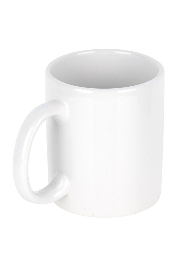 White ceramic mug 330 ml - 3