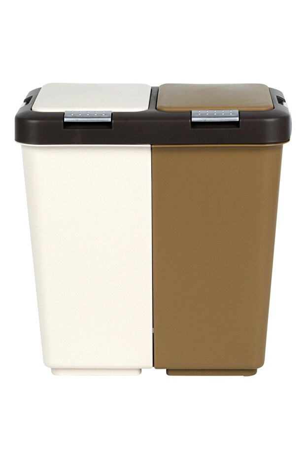Plastic waste sorting container 2x10 l - 3
