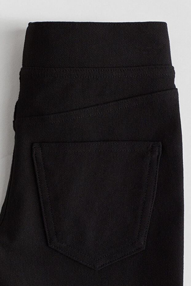 Kot Görünümlü İspanyol Paça Jegging - 2