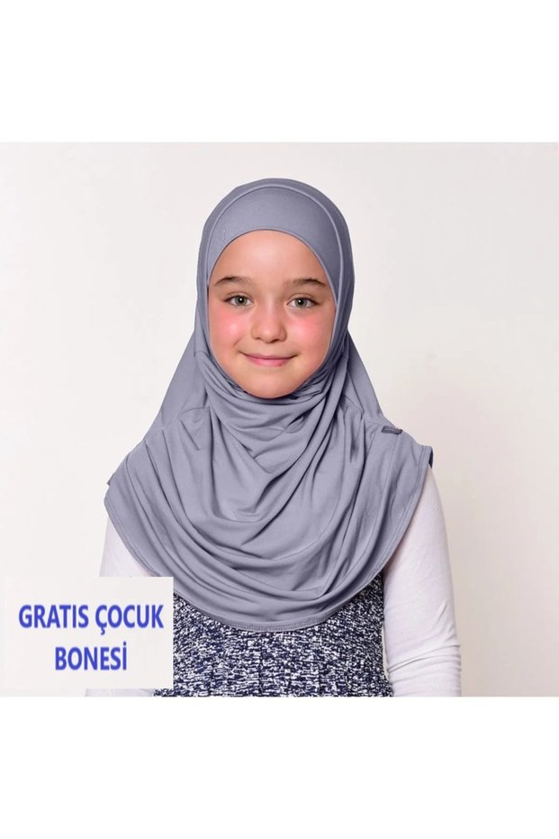 Children's Practical Shawl/Scarf (2 Pieces Sendy Fabric 6-14 Years)
