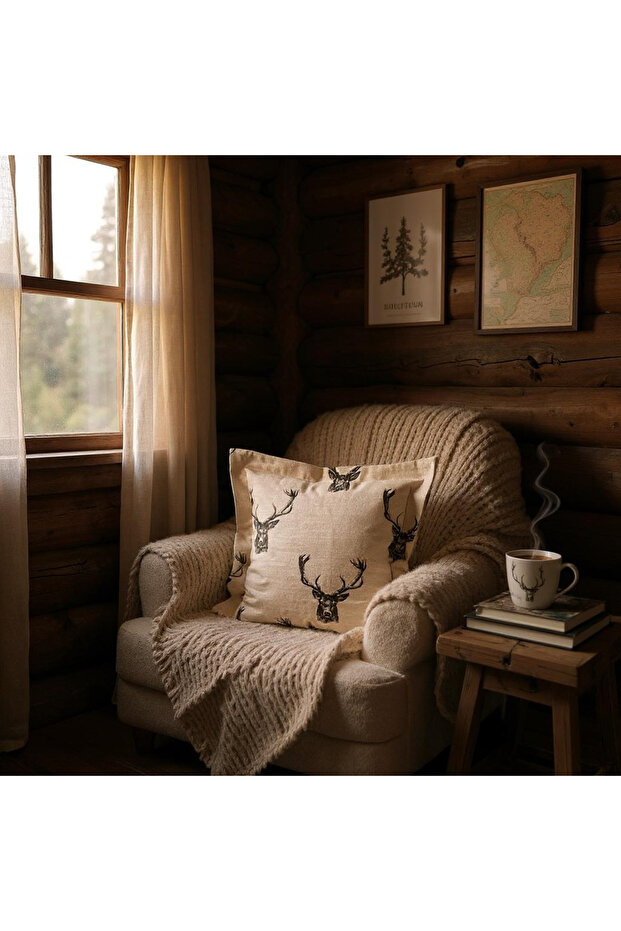 Geyikli Kırlent - 1