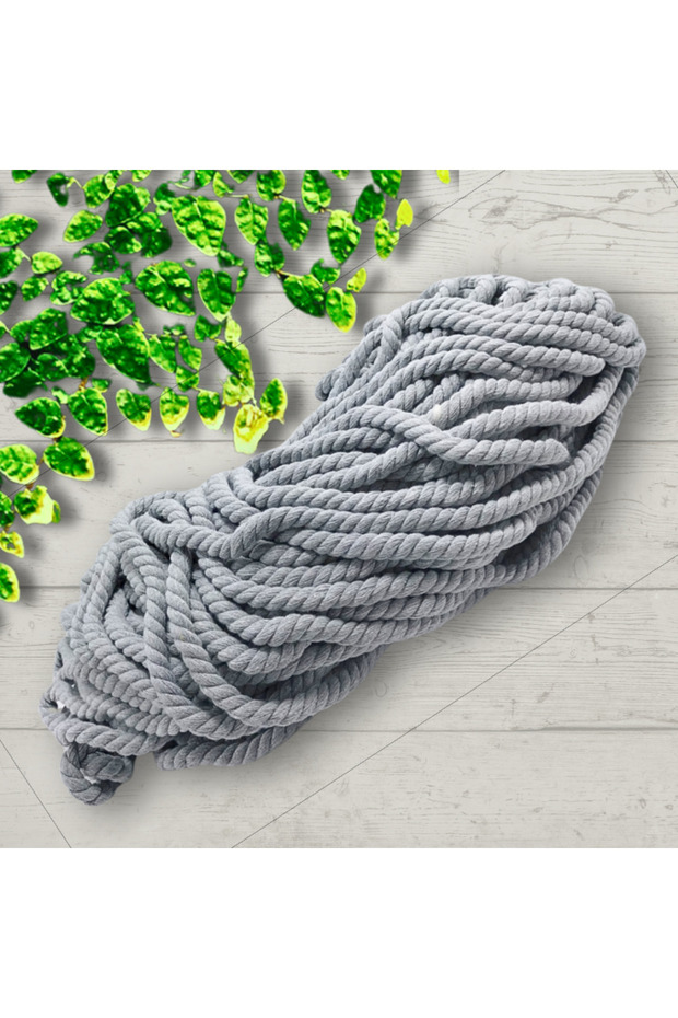 1 cm wide macrame rope - 1