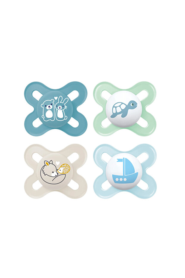 Original Start Newborn Pacifier Blue 4-Pack Pacifier 0-3 months - 1