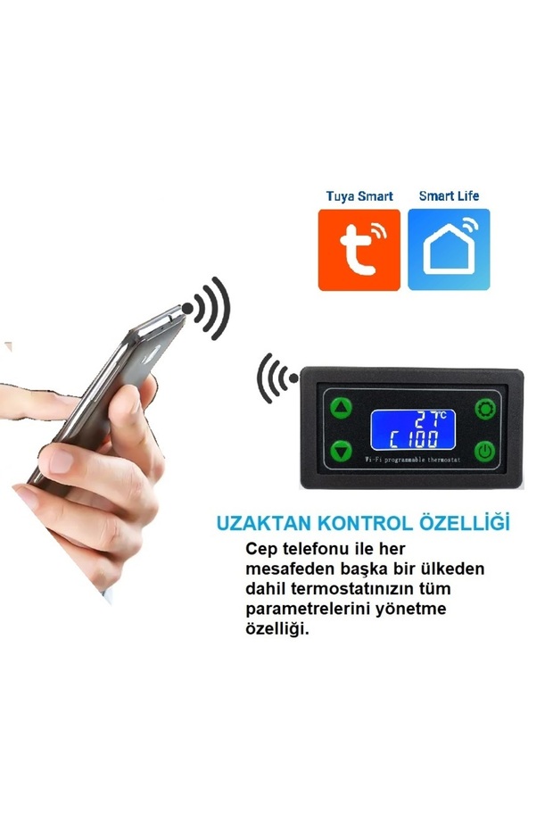 Smart Wifi DC12/24V 30A Termostat/ Timer - 2