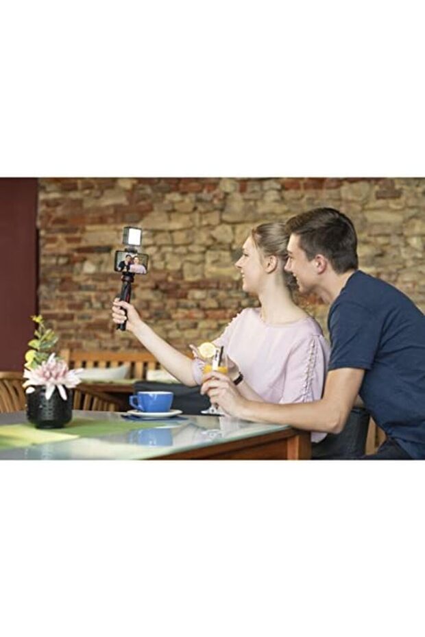 حامل ثلاثي القوائم 4635 Solid II 21B مع جهاز تحكم عن بعد بتقنية البلوتوث، أسود - 7