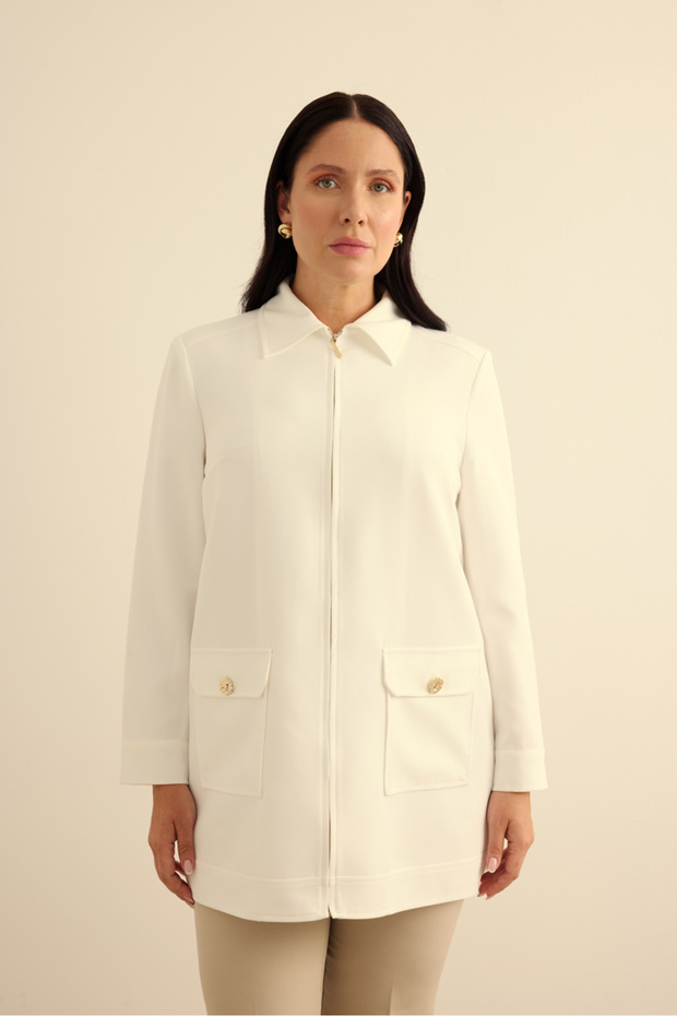 Fermuarlı , Cepli Dokuma Kap - 3