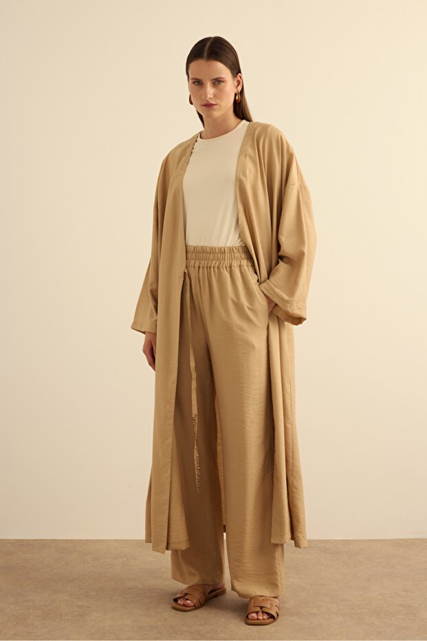 Viskon suknja sa elastičnim strukom - 1