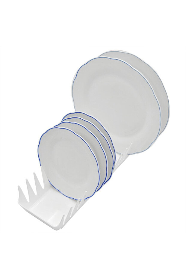 39cm white plastic dish drainer - 5