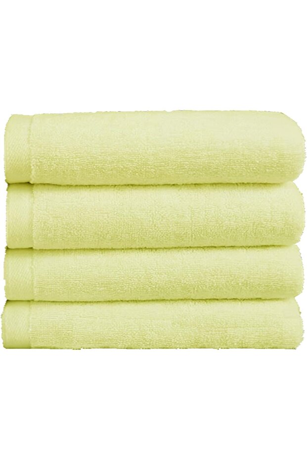 Pack Of 4 - Hand Towel - 100% Cotton 600 GSM Medium Size (45x75cm) Highly Absorbent And Super
