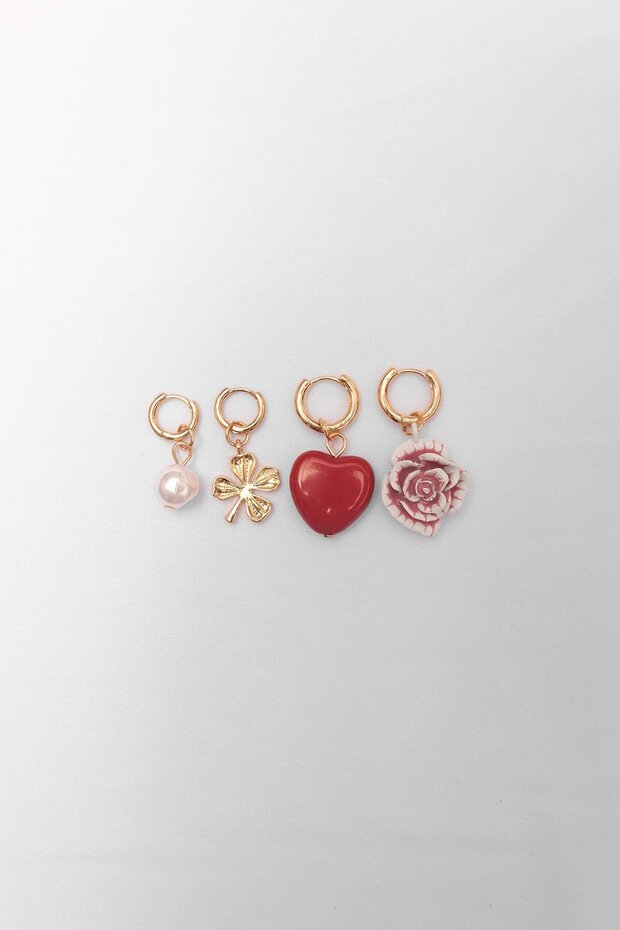 Charm Küpe (Dörtlü) - 3