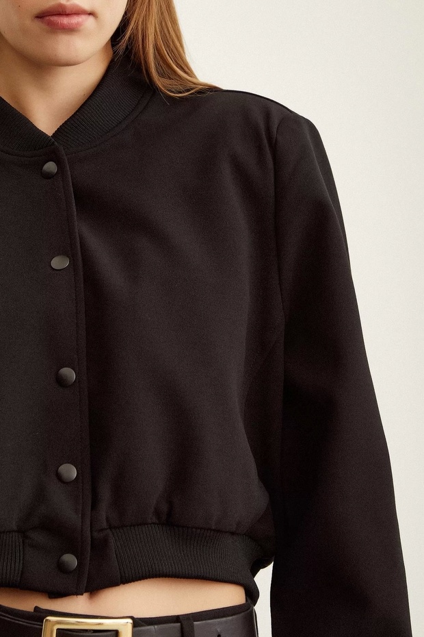 Basic Дамско черно сако - 6