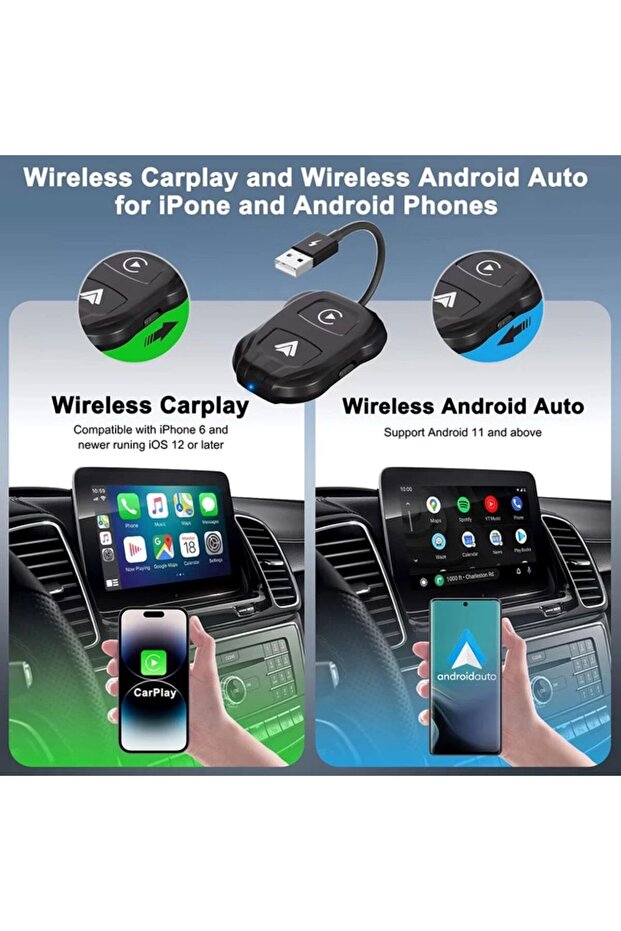 wireless carplay android auto adapter - 5