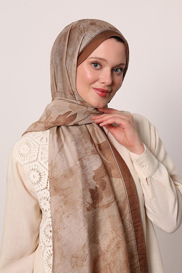 Summer Şal | Karamel - 1