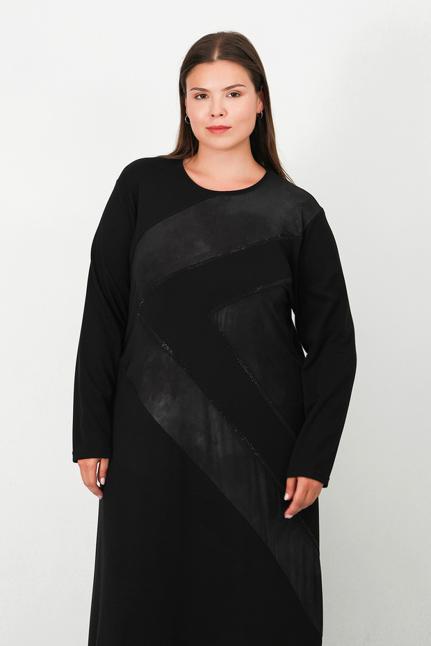 Parçalı Elbise - 5