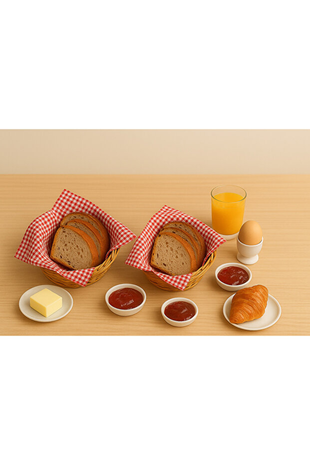 Ekmek Örtüsü /Pötikare Örtü /Peçete 2 ADET - 1