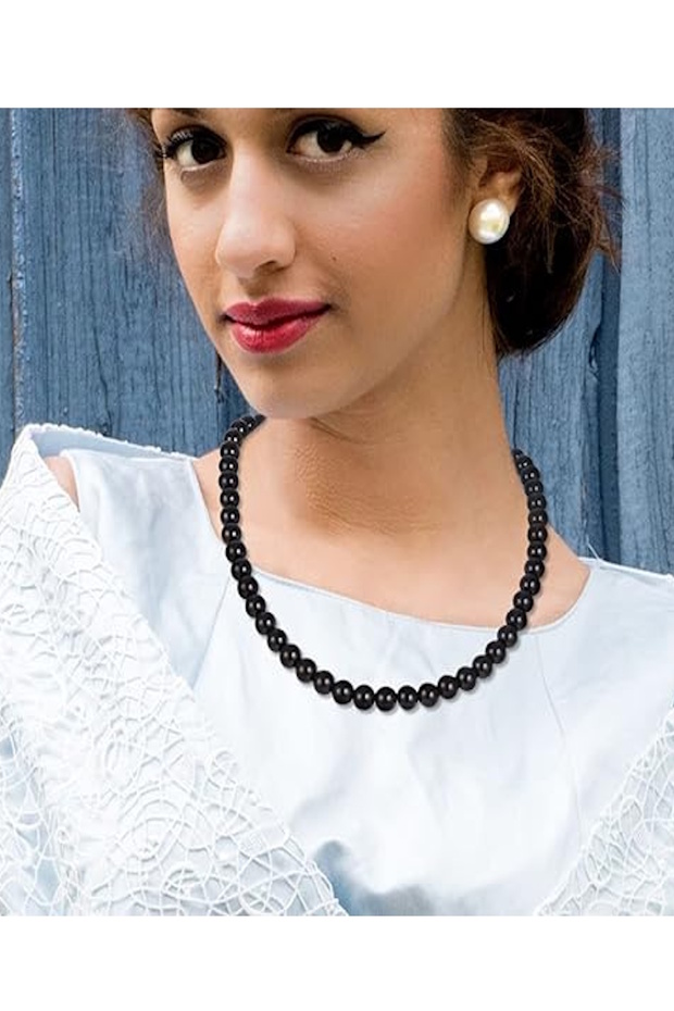 Black Color Pearl Necklace