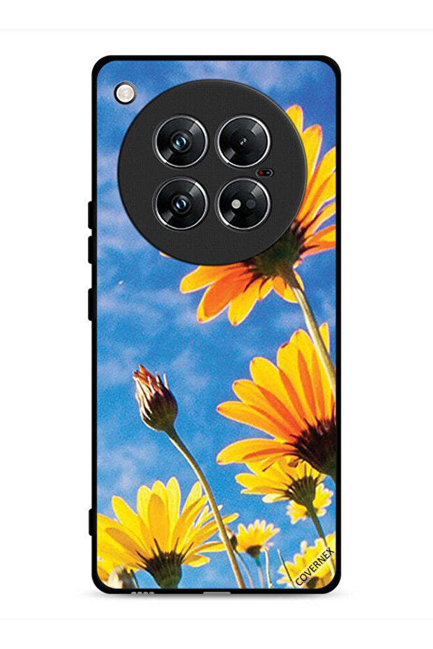 غطاء حماية لهاتف Infinix Zero 40 بنقشة عباد الشمس