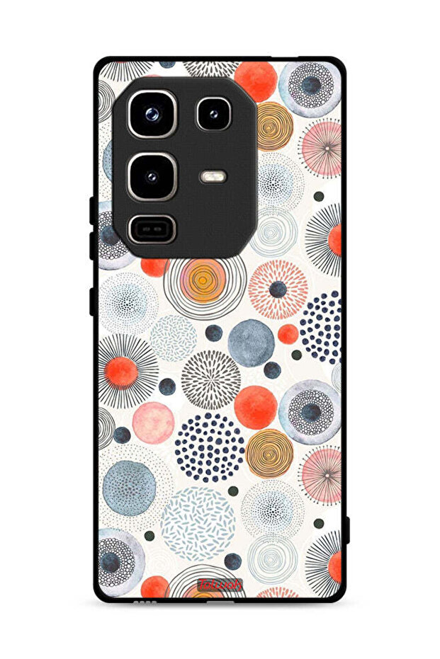 غطاء حماية لهاتف Infinix Note 50 Pro 4G بنقشة زهور قطنية