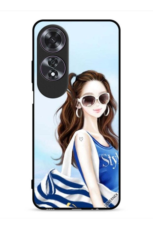 غطاء حماية لهاتف Oppo A60 بتصميم قميص