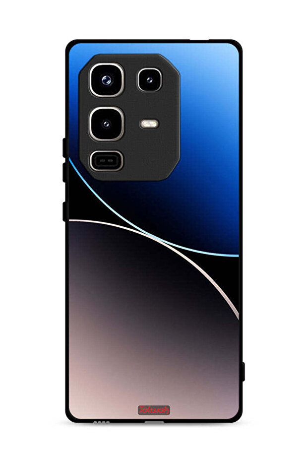 غطاء حماية لهاتف Infinix Note 50 Pro 4G بنمط خطوط منحنية