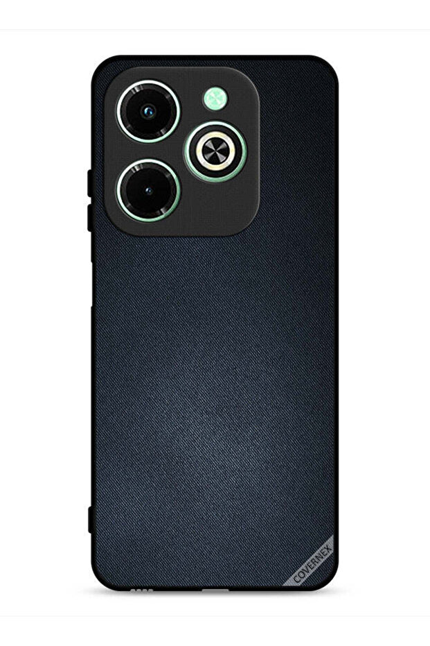 غطاء حماية لهاتف Infinix Hot 40i 4G بنقشة جينز