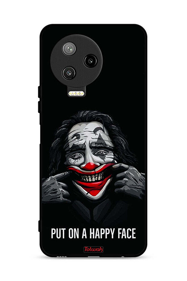 غطاء حماية لهاتف Infinix Note 12 Pro 4G بوجه سعيد