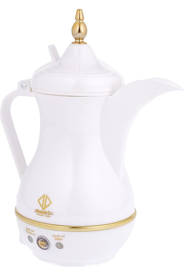 Dalla Al Arab Arabic Coffee Maker 400ml JLR 170E Polypropylene White