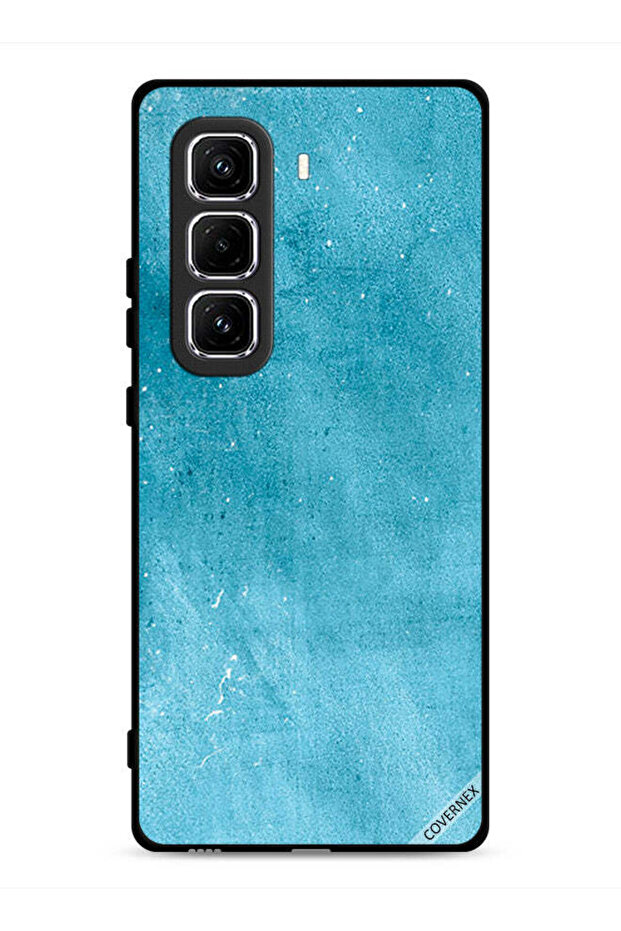 غطاء حماية لهاتف Infinix Hot 50 Pro 4G بنقشة لون البحر