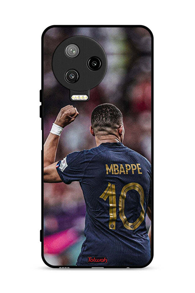 غطاء حماية لهاتف Infinix Note 12 Pro 4G بتصميم Mbappe 10