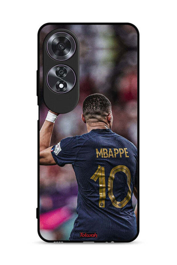 غطاء حماية لهاتف Oppo A60 بتصميم Mbappe 10