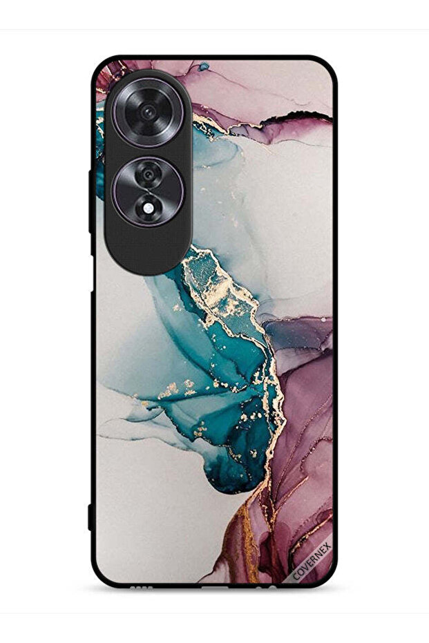 غطاء حماية لهاتف Oppo A60 بنمط متصدع - 1