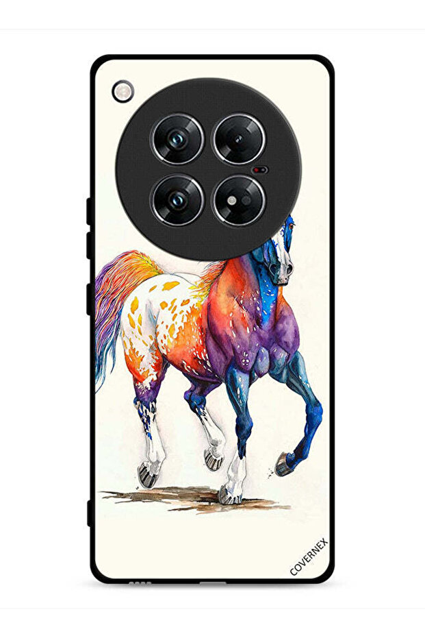 غطاء حماية لهاتف Infinix Zero 40 بطبعة رسمة حصان