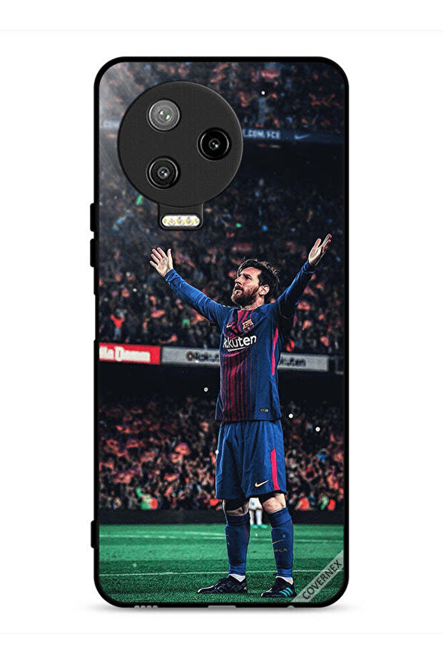 غطاء حماية لهاتف Infinix Note 12 Pro 4G بتصميم ليونيل ميسي