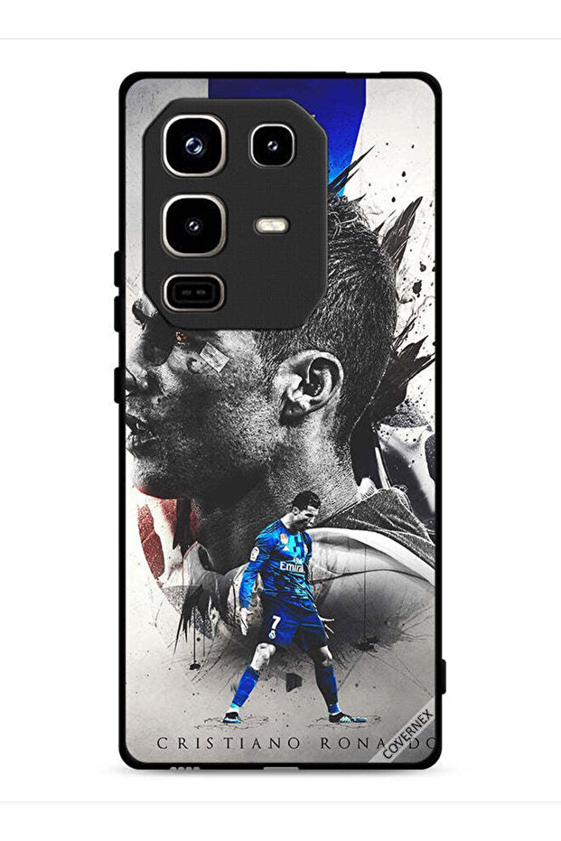غطاء حماية لهاتف Infinix Note 50 Pro 4G بخلفية كريستيانو رونالدو