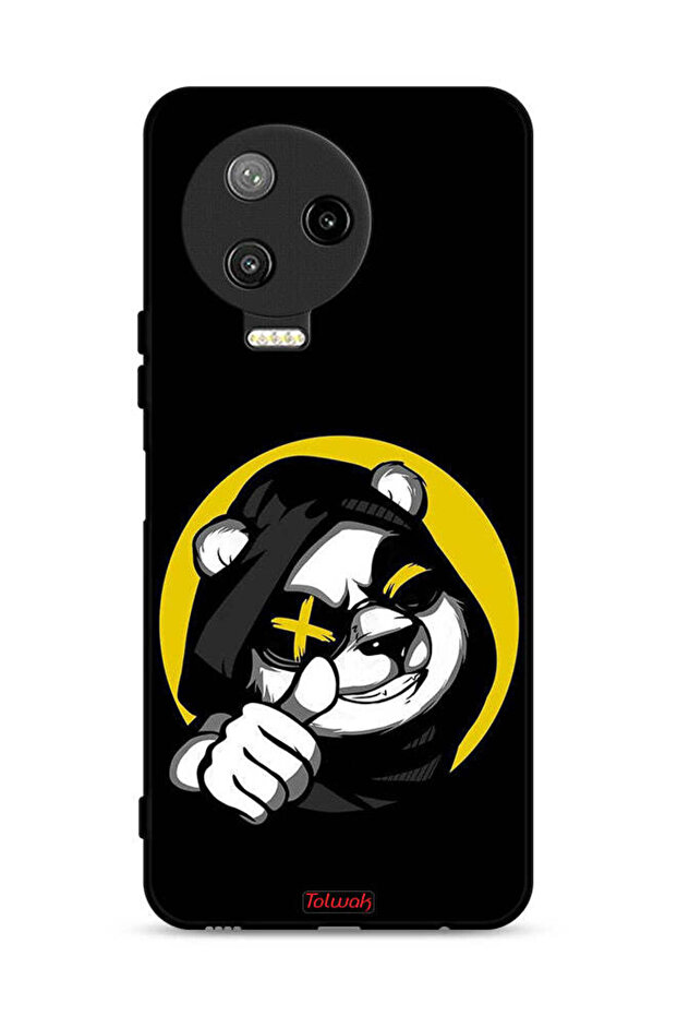 غطاء حماية لهاتف Infinix Note 12 Pro 4G بتصميم قطة مارشميلو لطيفة