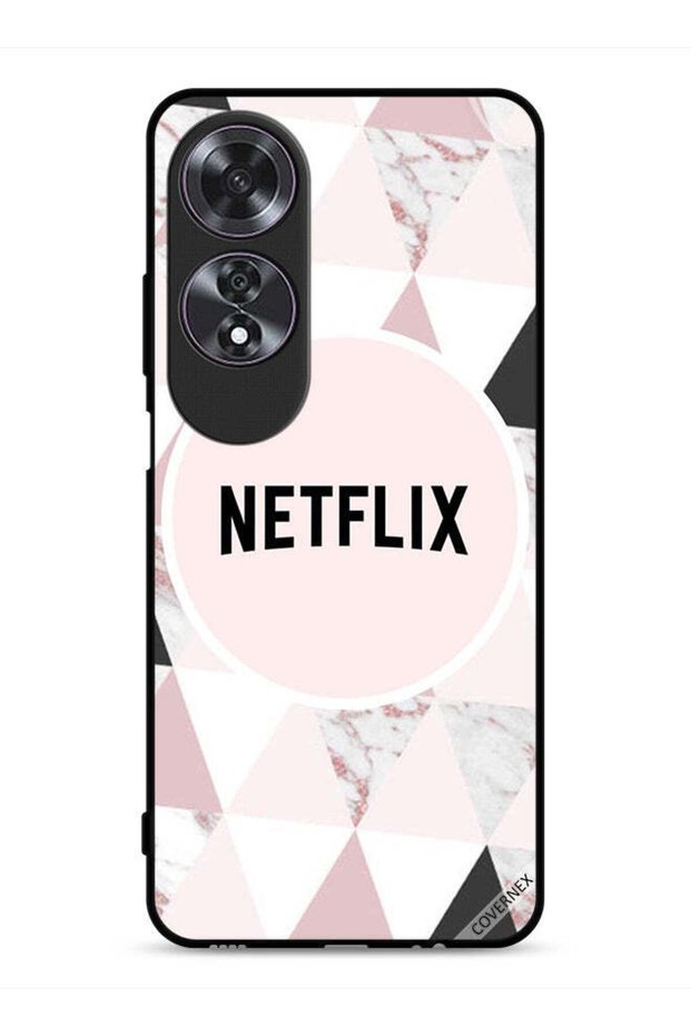 غطاء حماية Oppo A60 مع خلفية Netflix