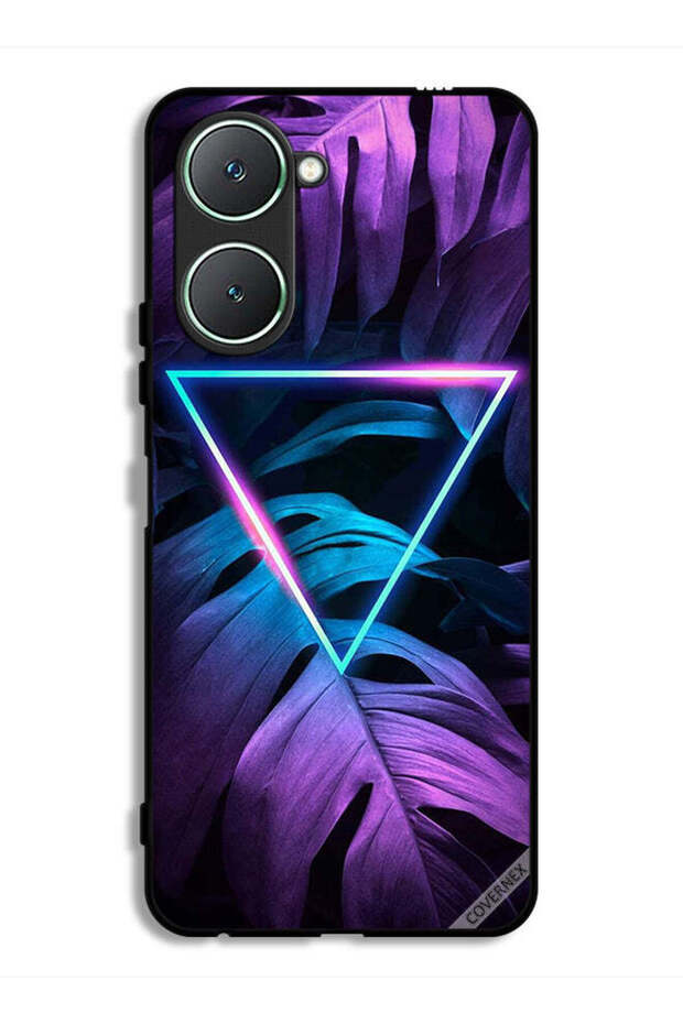 غطاء حماية بتصميم مثلث الإضاءة لهاتف Vivo Y18i 4G