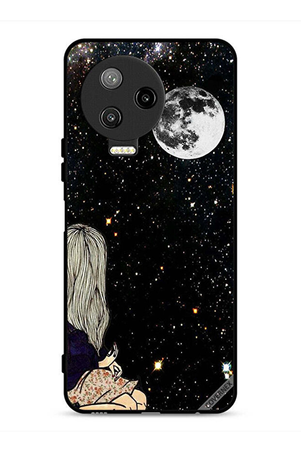 غطاء حماية لهاتف Infinix Note 12 Pro 4G بتصميم "Look To Moon"