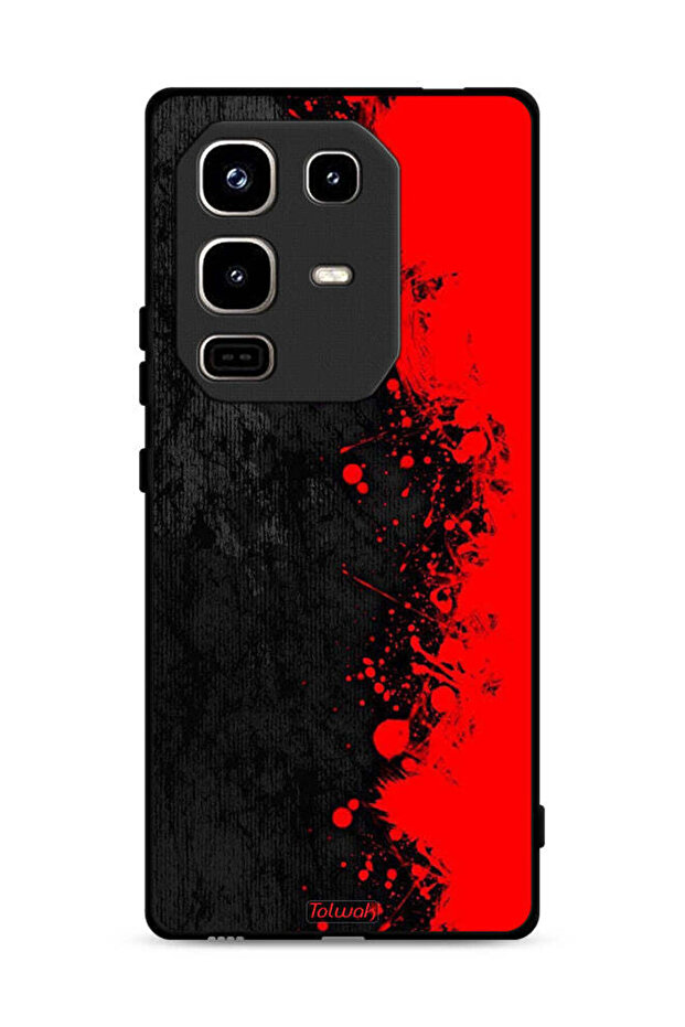 غطاء حماية لهاتف Infinix Note 50 Pro 4G بنمط تجريدي