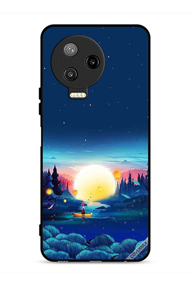غطاء حماية لهاتف Infinix Note 12 Pro 4G بمنظر غروب الشمس