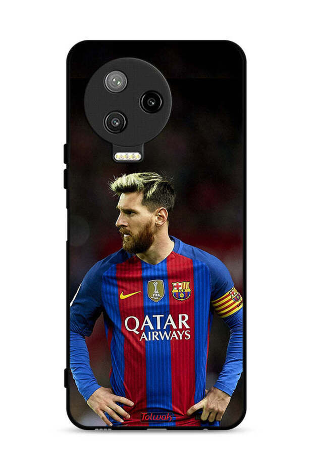 غطاء حماية لهاتف Infinix Note 12 Pro 4G ميسي برشلونة