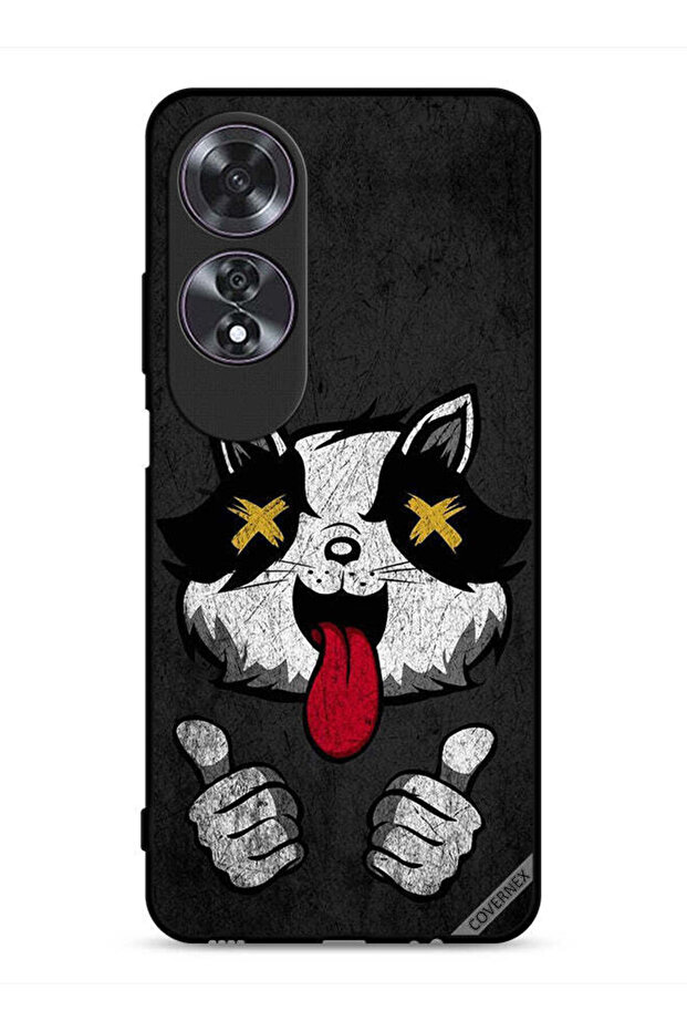 غطاء حماية Oppo A60 بتصميم قطة مارشميلو