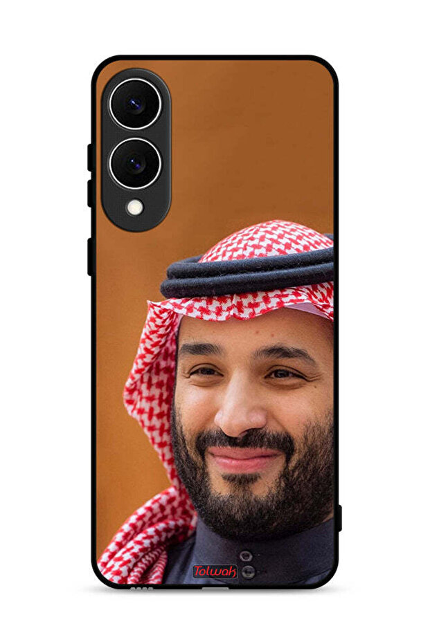 غطاء حماية لهاتف سامسونج جالاكسي إس 25 إيدج محمد بن سلمان