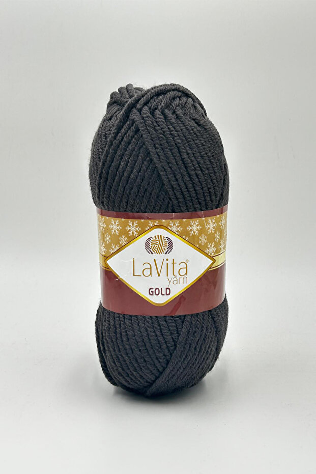 Gold Hand Knitting Yarn 100% Acrylic 100Gr (9810 Smoked)