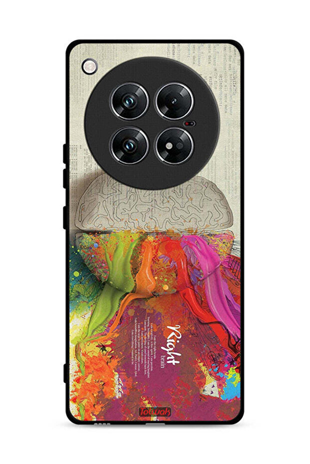غطاء حماية لهاتف Infinix Zero 40 بتصميم تجريدي لعلم الدماغ